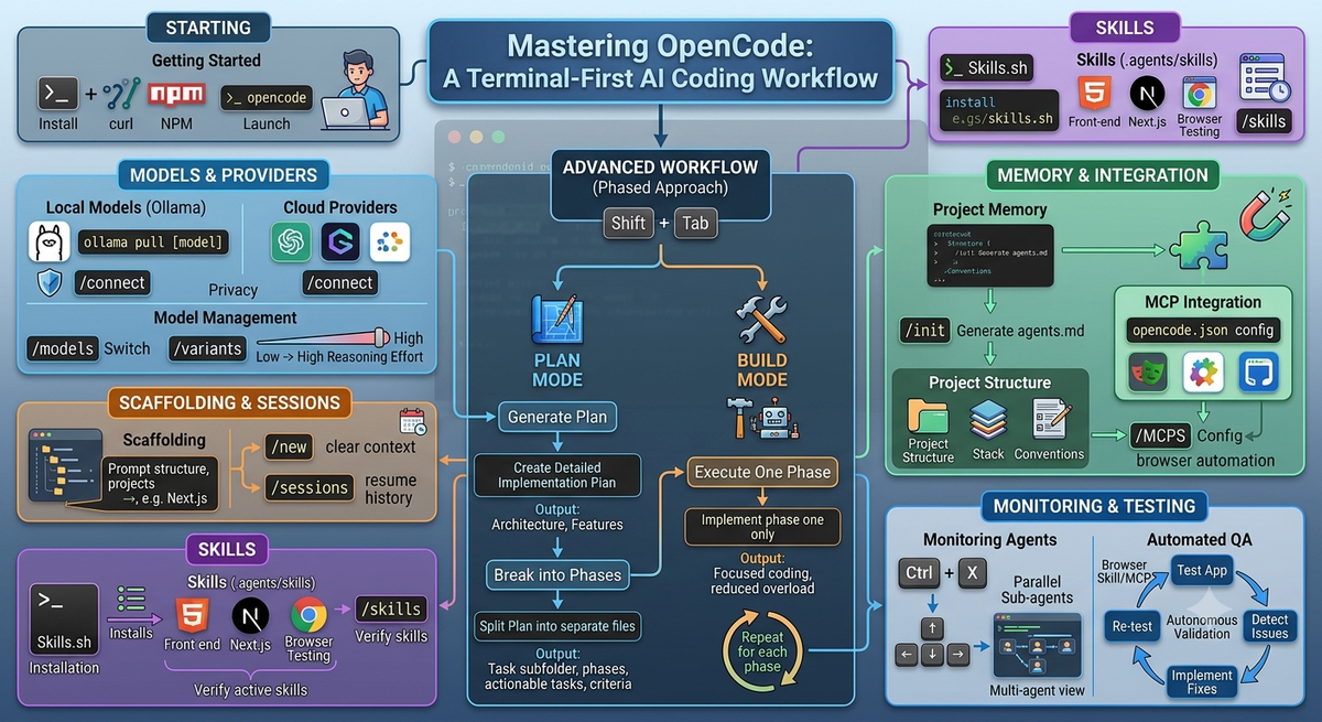 Mastering OpenCode: A Terminal-First AI Coding Workflow